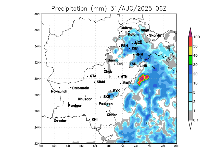GFS 6 Hourly, Day 1, 0600