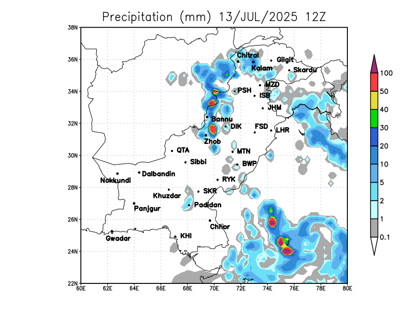 GFS 6 Hourly, Day 1, 1200