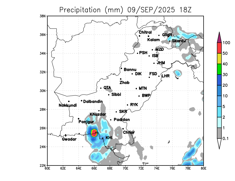 GFS 6 Hourly, Day 1, 1800