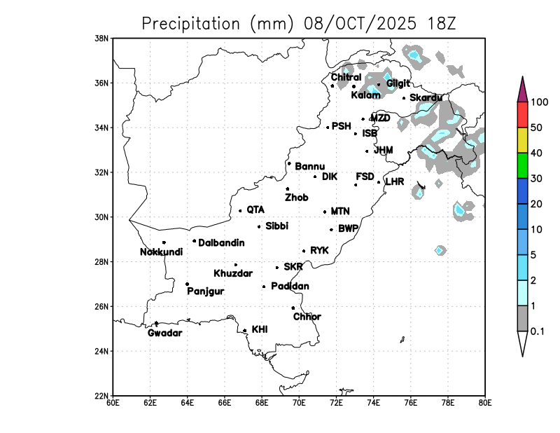 GFS 6 Hourly, Day 1, 1800