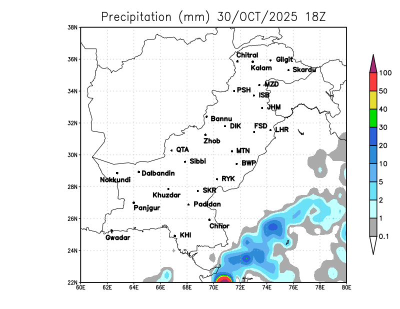 GFS 6 Hourly, Day 1, 1800