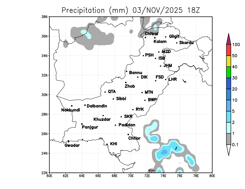 GFS 6 Hourly, Day 1, 1800