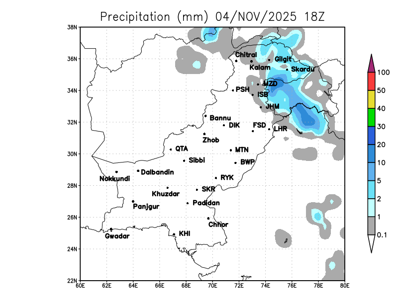 GFS 6 Hourly, Day 1, 1800