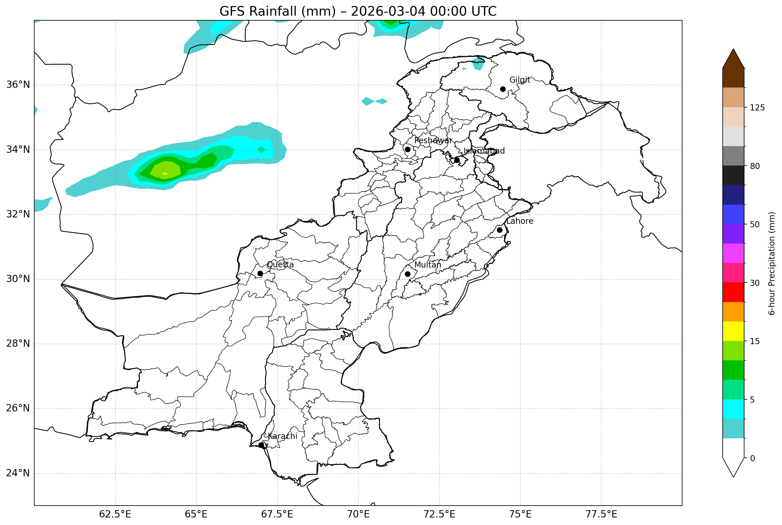 GFS 6 Hourly, Day 1, 1800