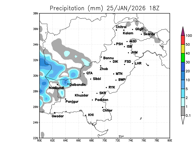 GFS 6 Hourly, Day 1, 1800