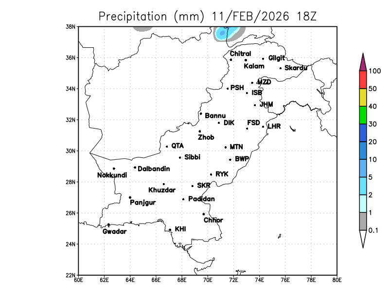 GFS 6 Hourly, Day 1, 1800