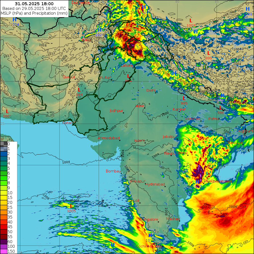 WRF 24 Hourly, Day 2