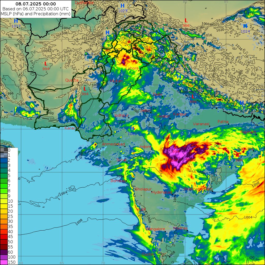 WRF 24 Hourly, Day 2