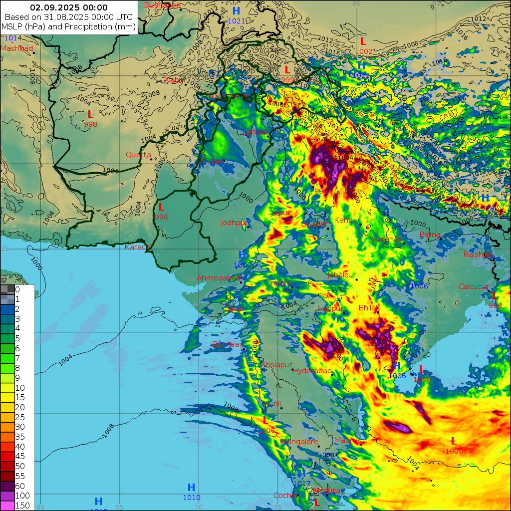 WRF 24 Hourly, Day 2