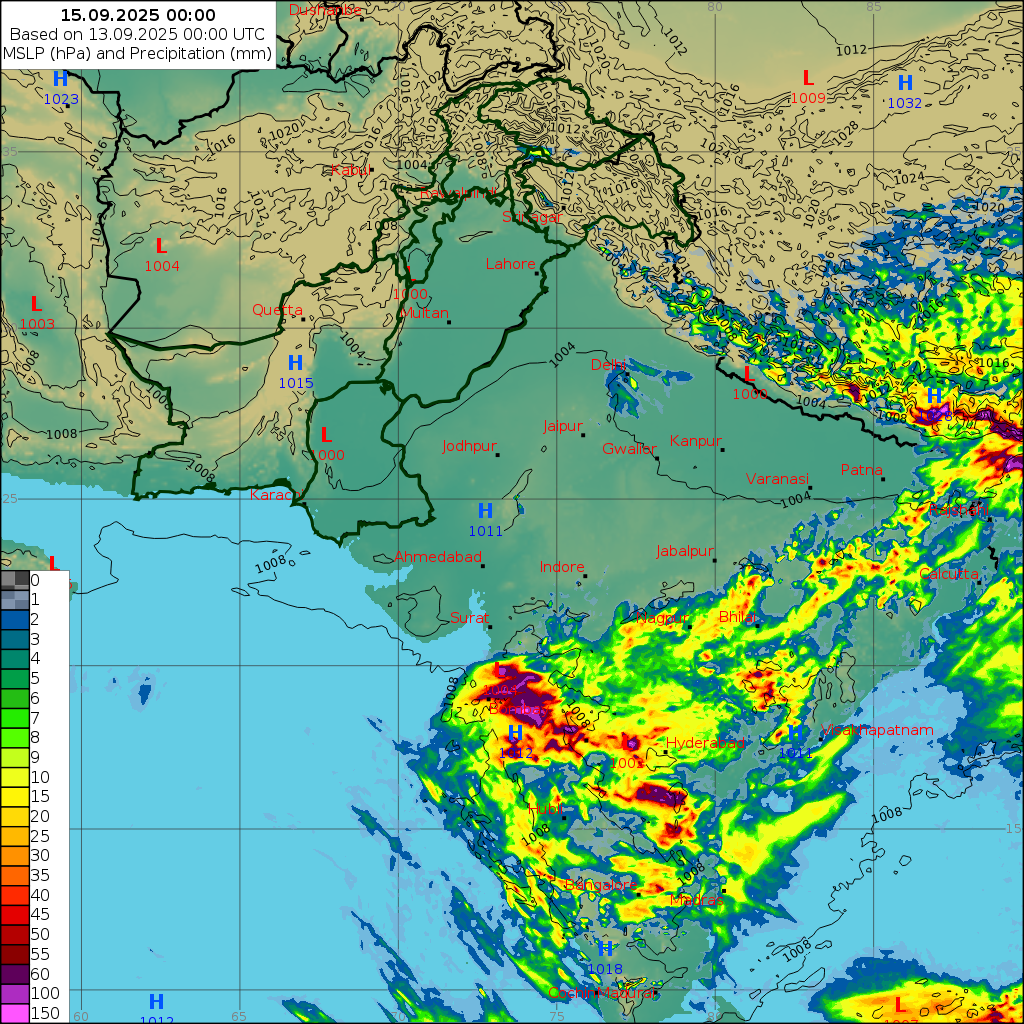 WRF 24 Hourly, Day 2
