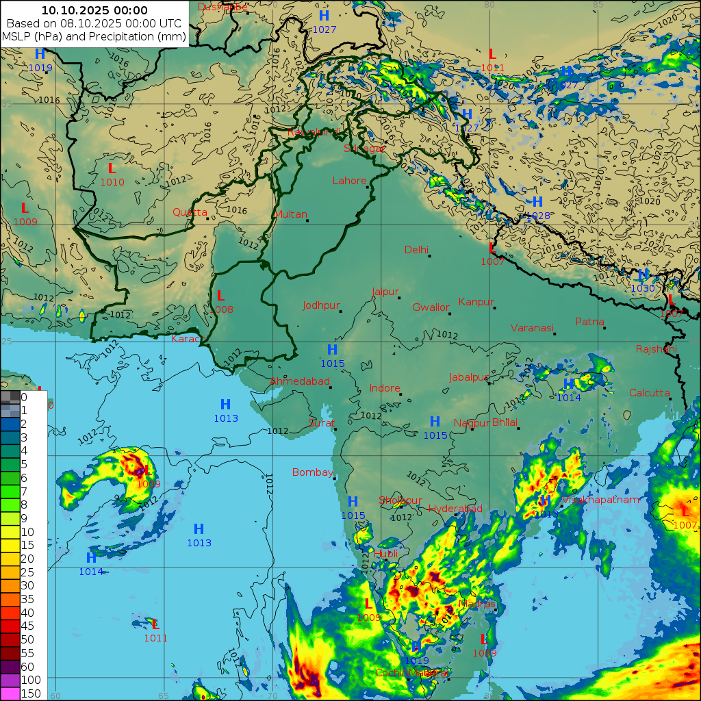 WRF 24 Hourly, Day 2