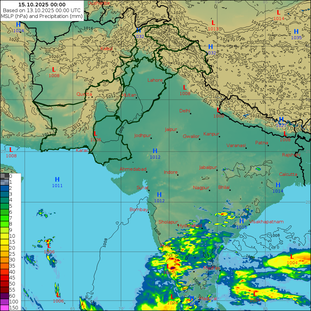WRF 24 Hourly, Day 2