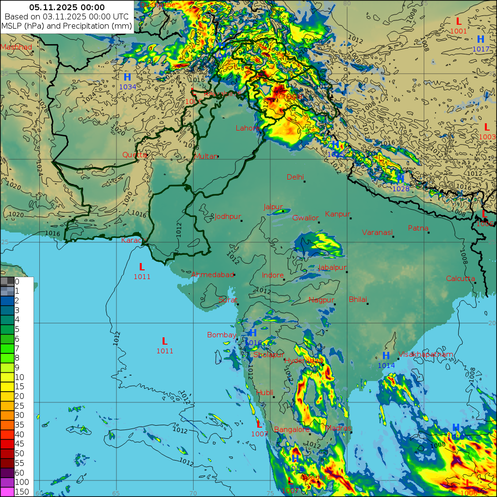 WRF 24 Hourly, Day 2