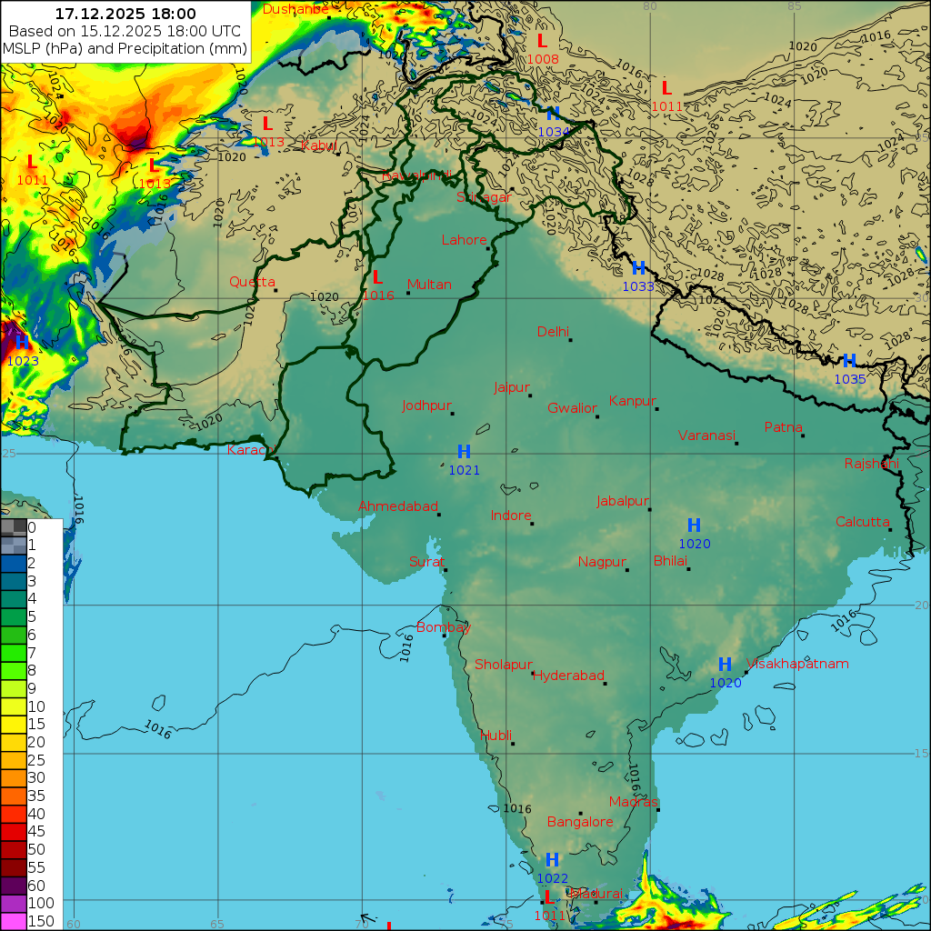 WRF 24 Hourly, Day 2