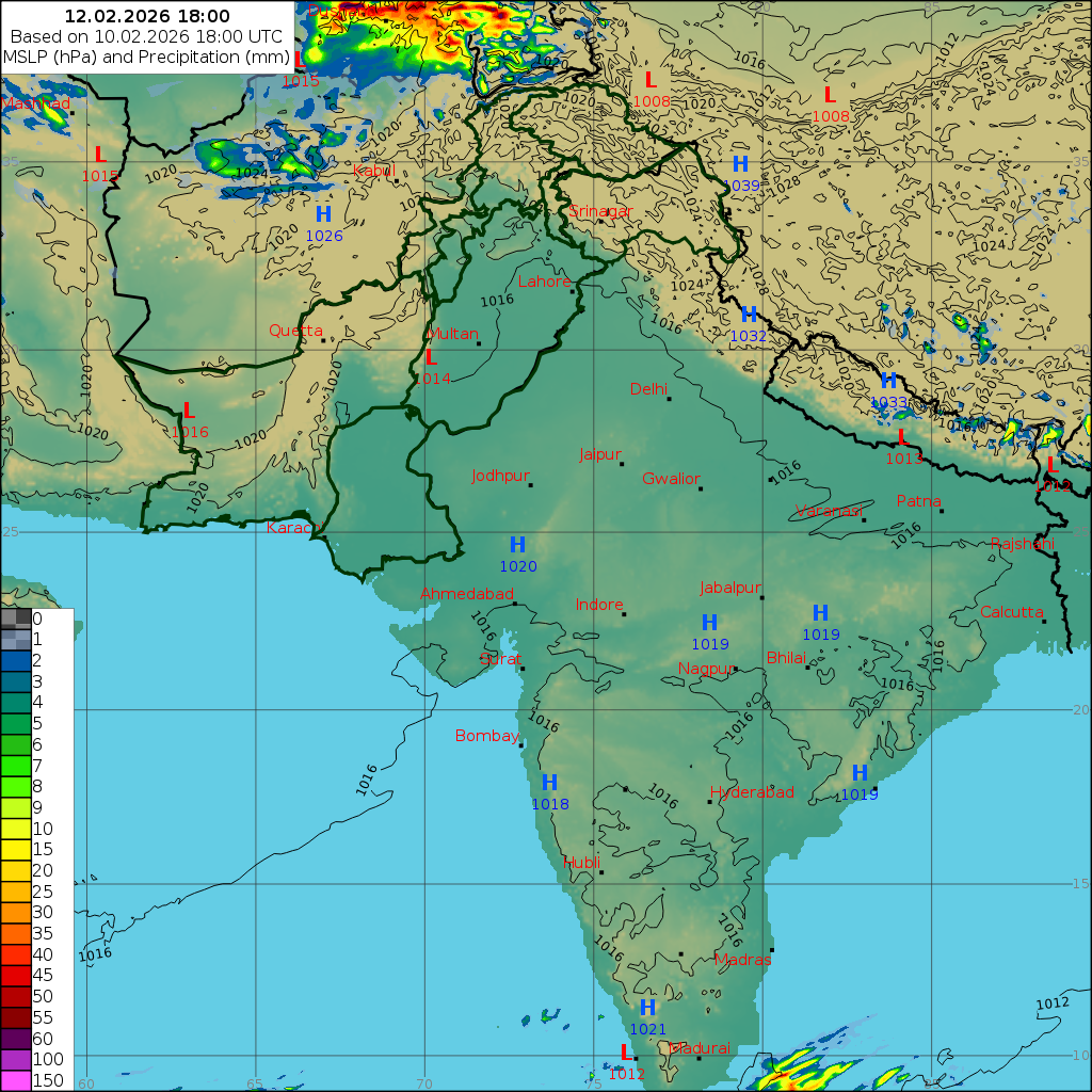 WRF 24 Hourly, Day 2