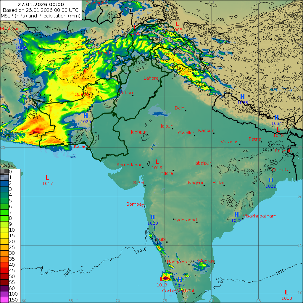 WRF 24 Hourly, Day 2