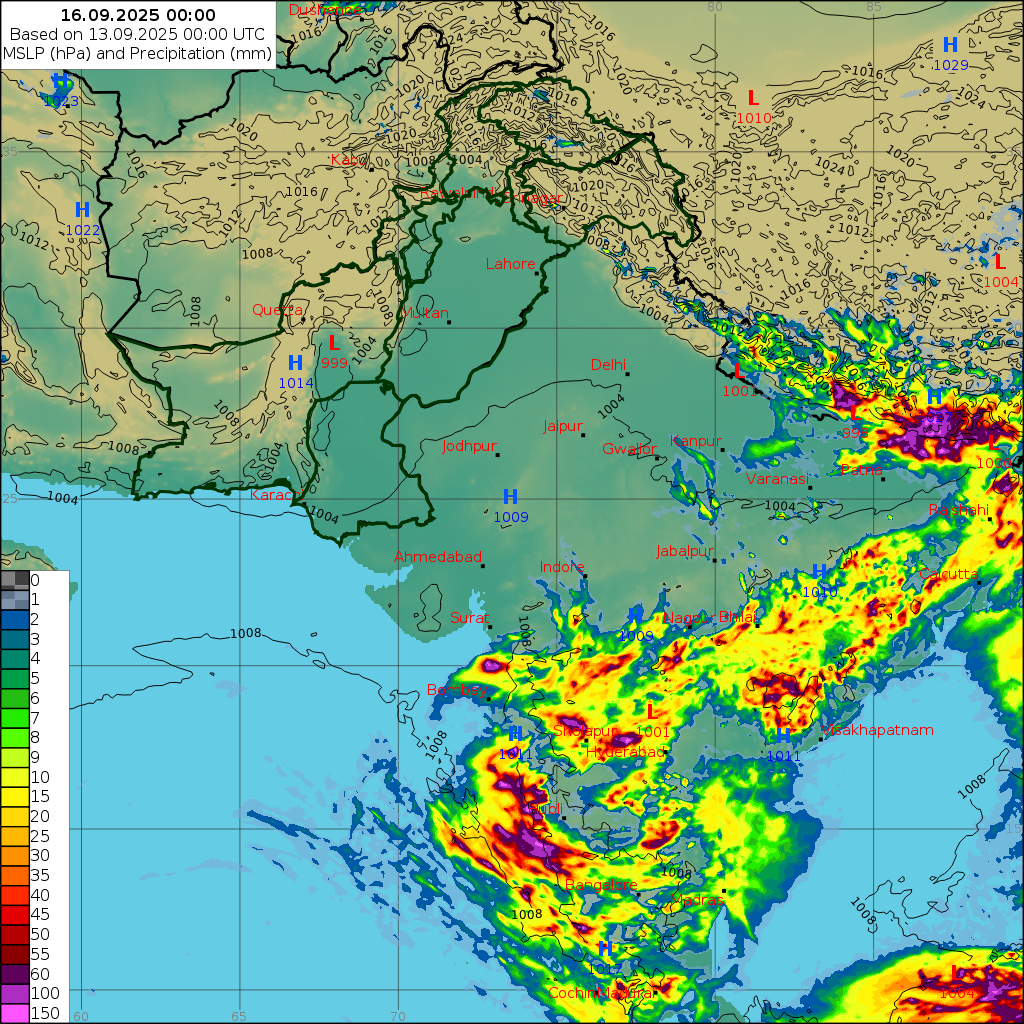 WRF 24 Hourly, Day 3