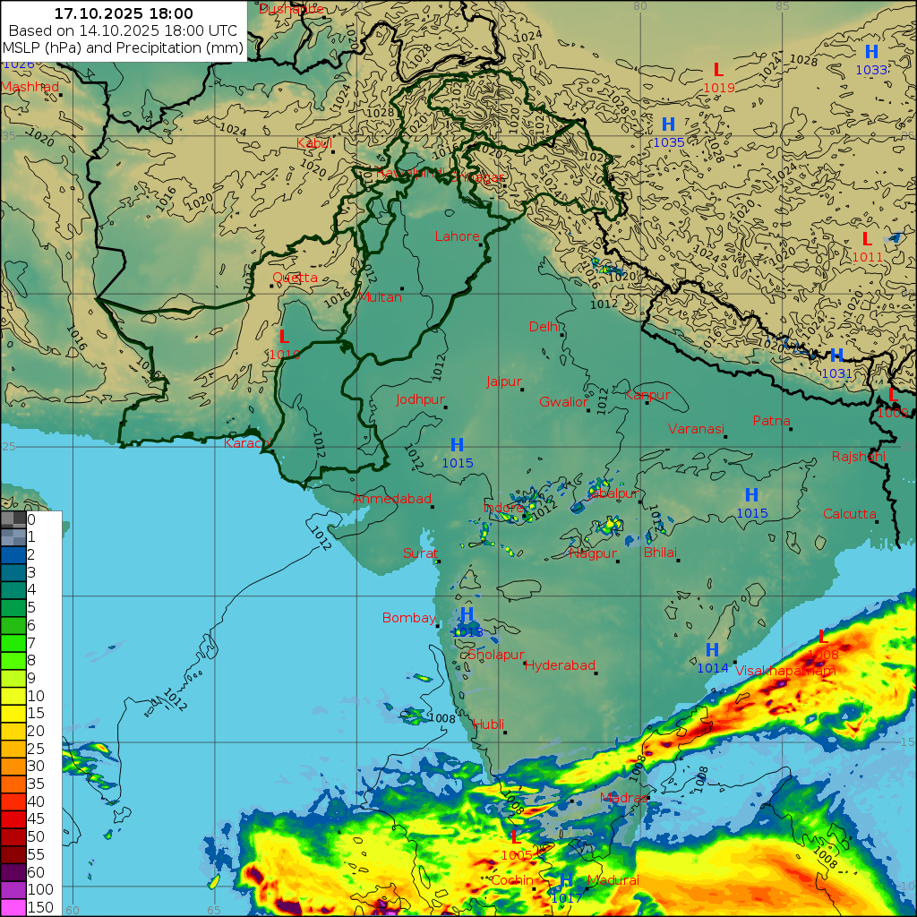 WRF 24 Hourly, Day 3